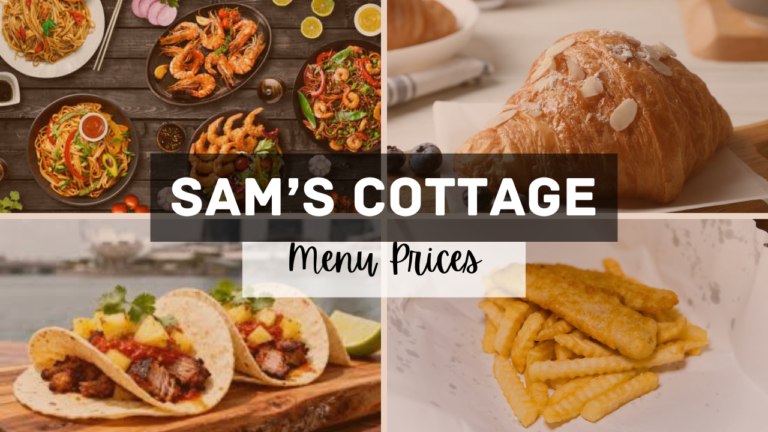Sam’s Cottage Singapore Menu Prices